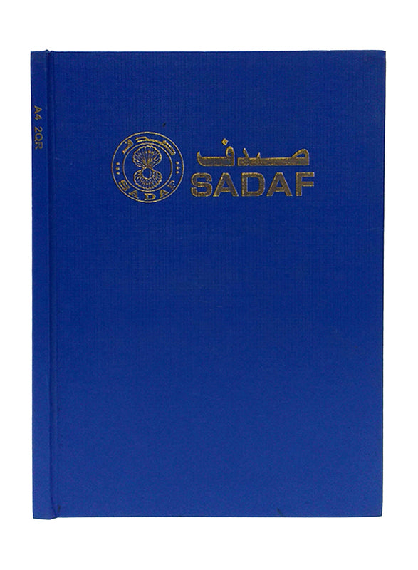 Sadaf Malaysia Register Book, 2QR, A4 Size, Blue