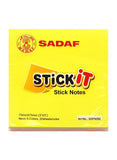 Sadaf StickIt Sticky Notes, 75 x 75mm, 100 Sheets, Neon Colour